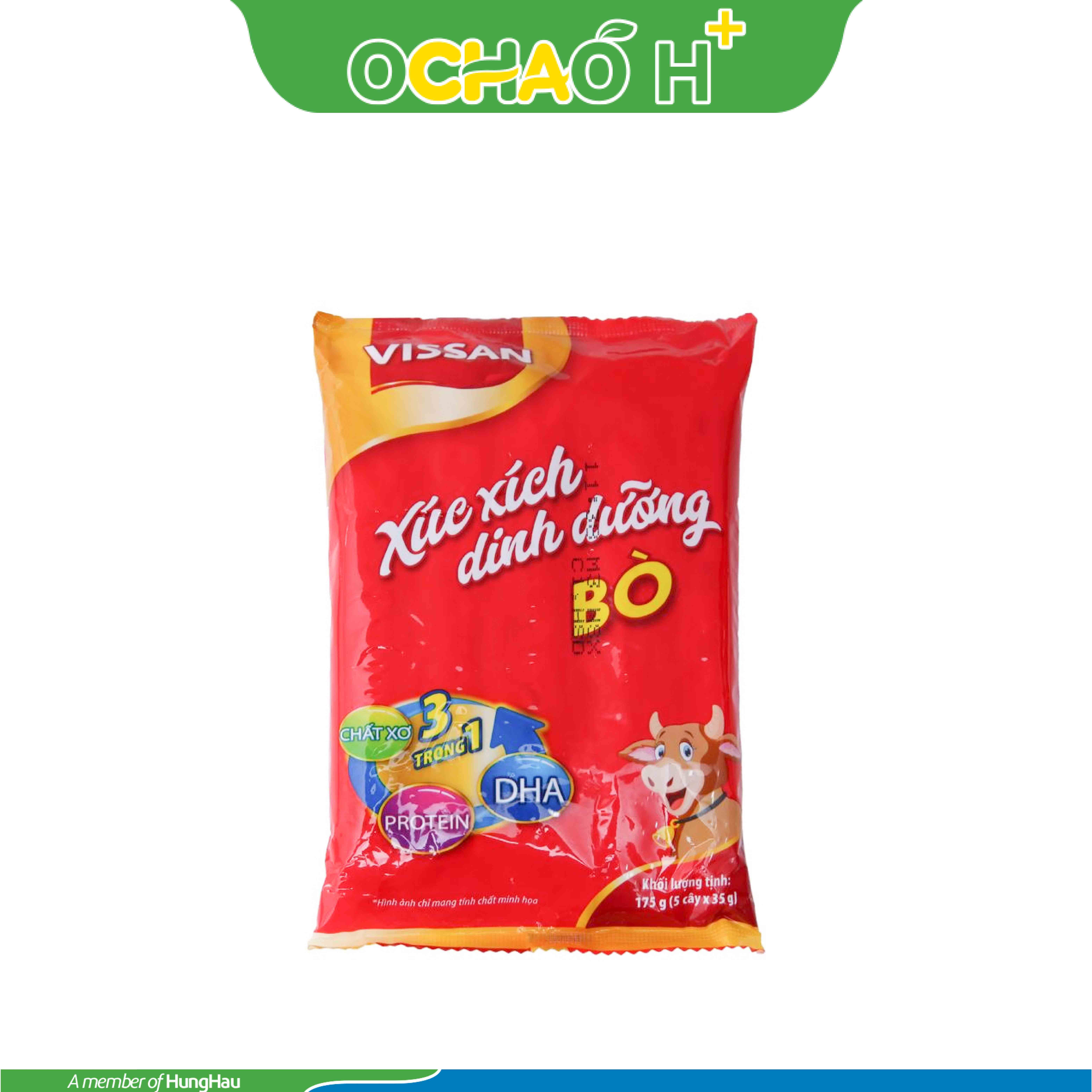 Xúc xích tiệt trùng Dinh dưỡng bò Gói 175g