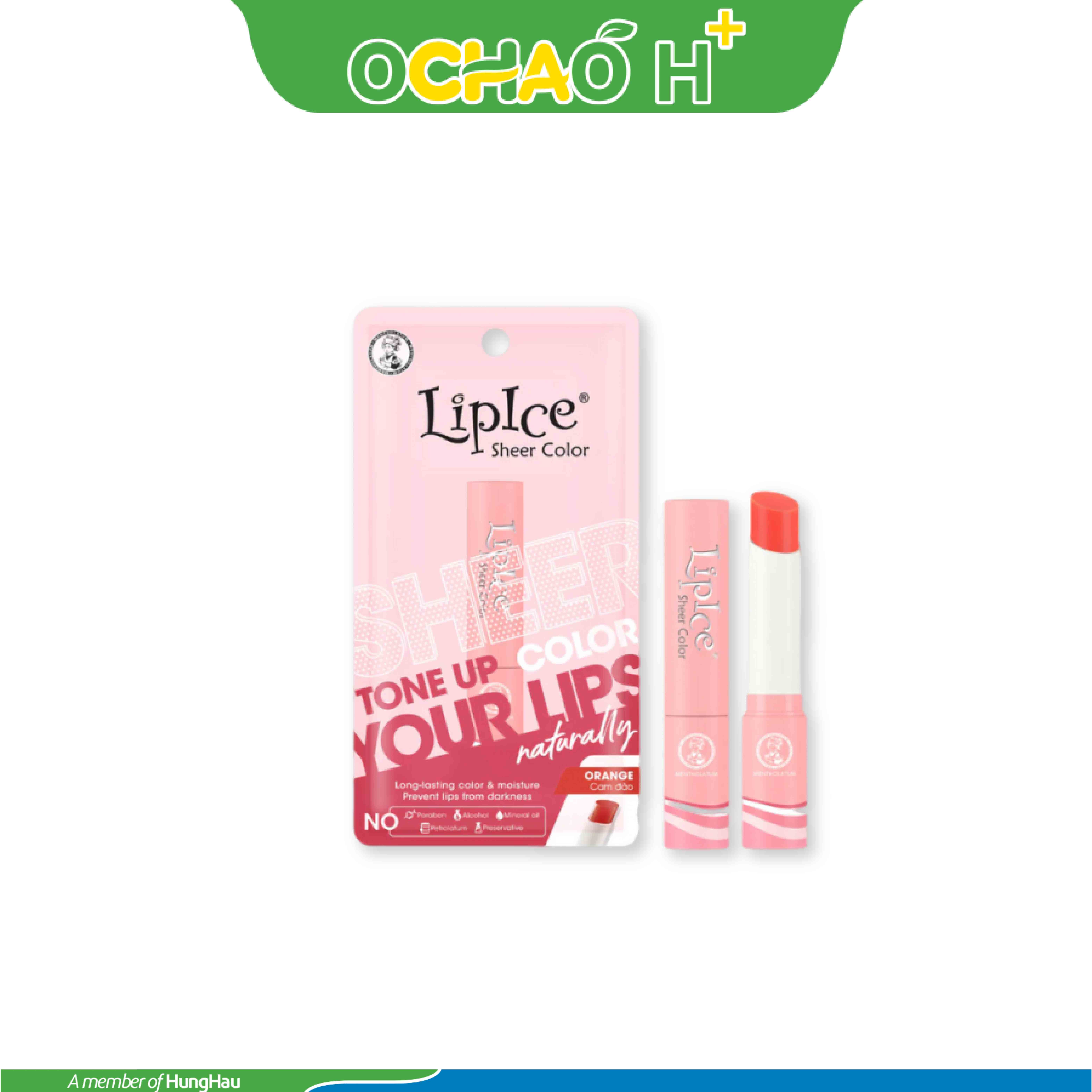 Son Dưỡng Môi 2.4g  (Lipice Sheer Color Orange (Cam Đào)