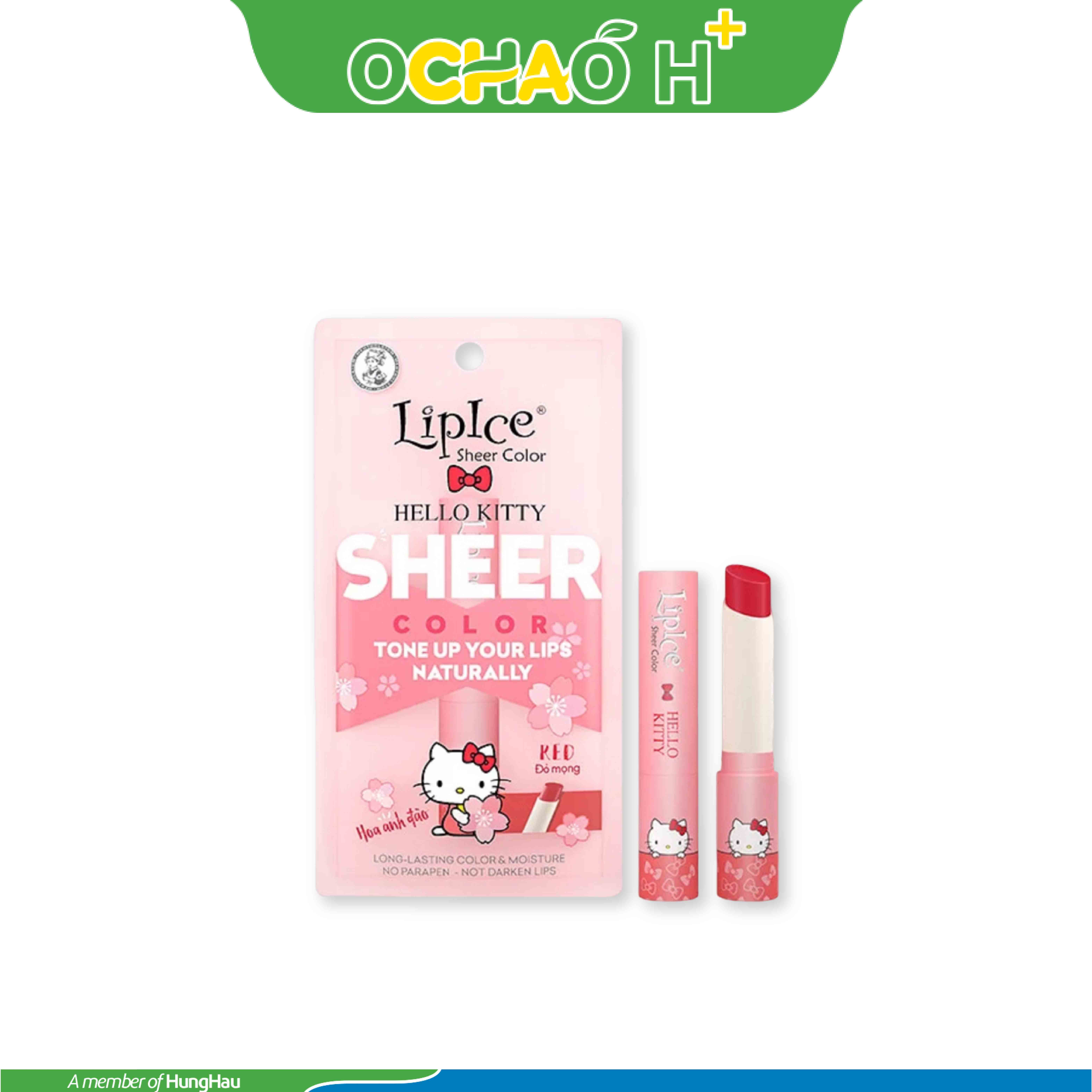 Son Dưỡng Môi 2.4g (Lipice Sheer Color Red (Đỏ Mọng)