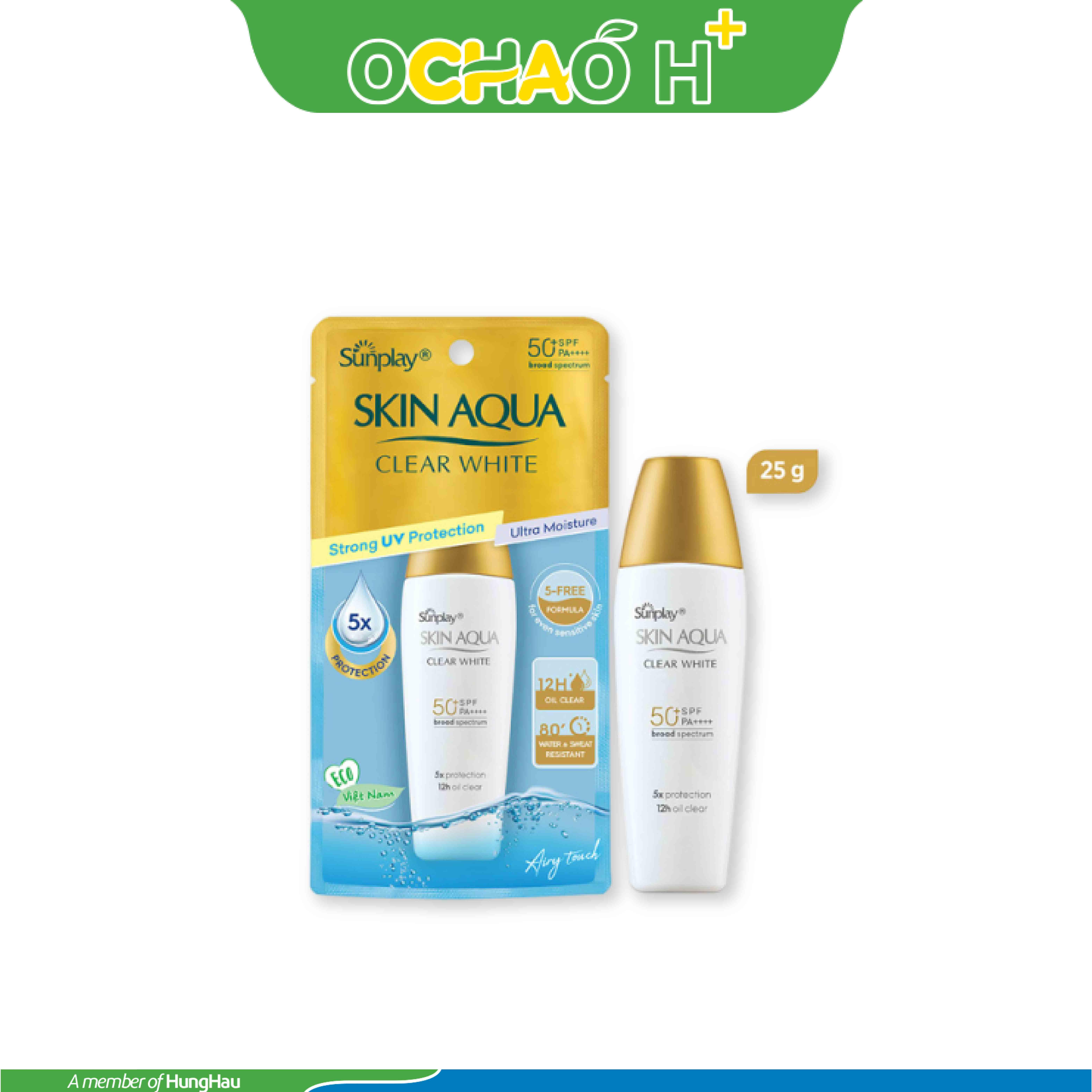 Sữa chống nắng dưỡng da trắng mịn 2.5g (Sunplay Skin Aqua Clear White)