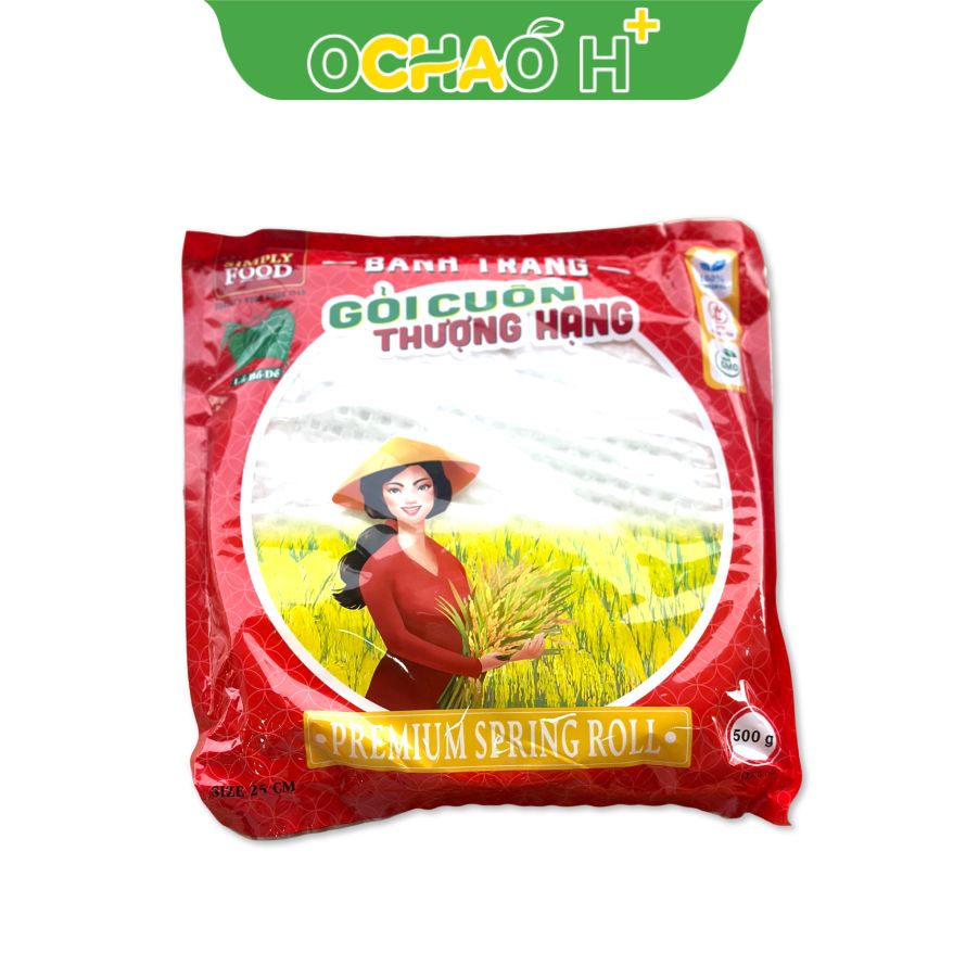 Bánh tráng gỏi cuốn thượng hạng tròn size 25 cm 500g