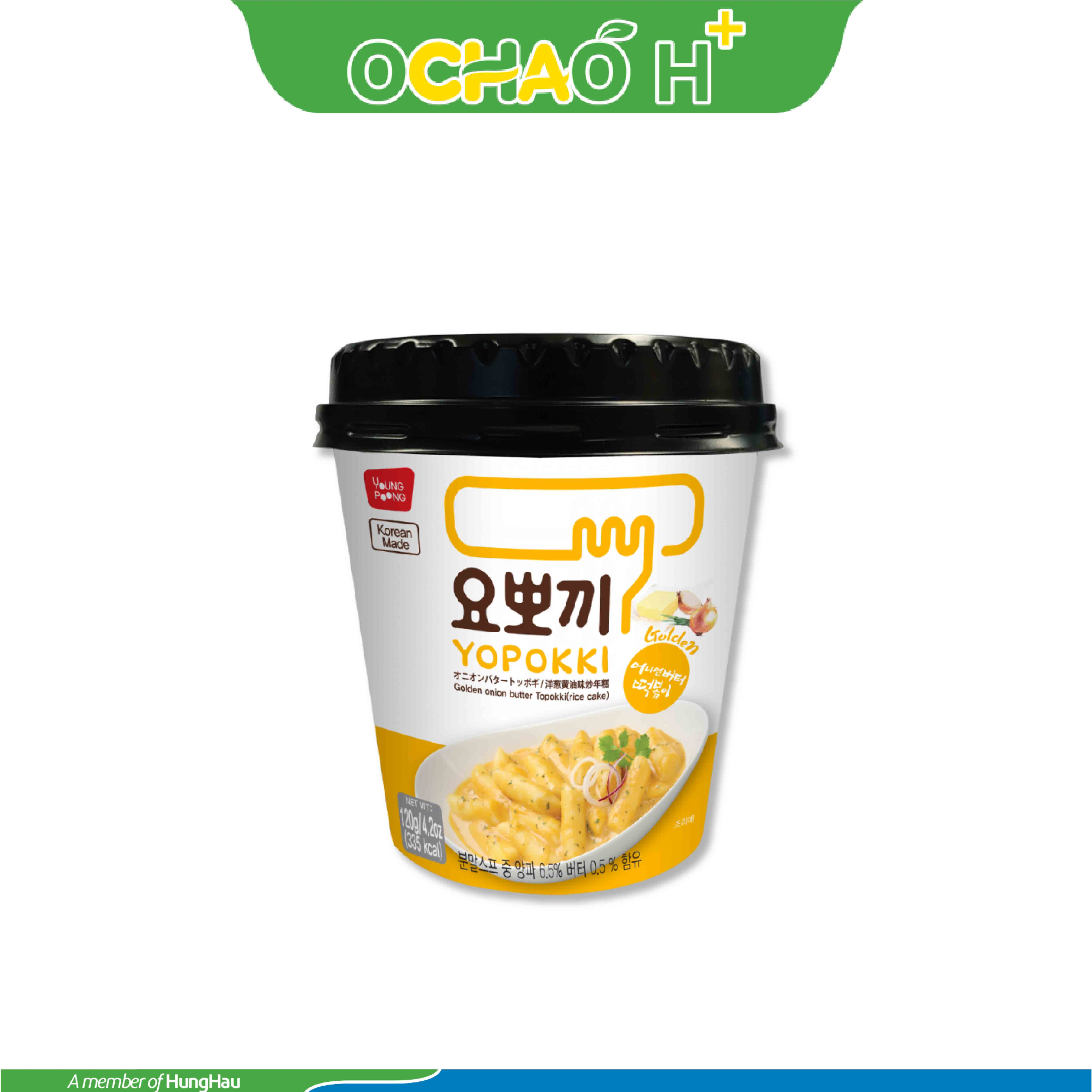 Bánh gạo Yopokki xốt bơ hành 120g