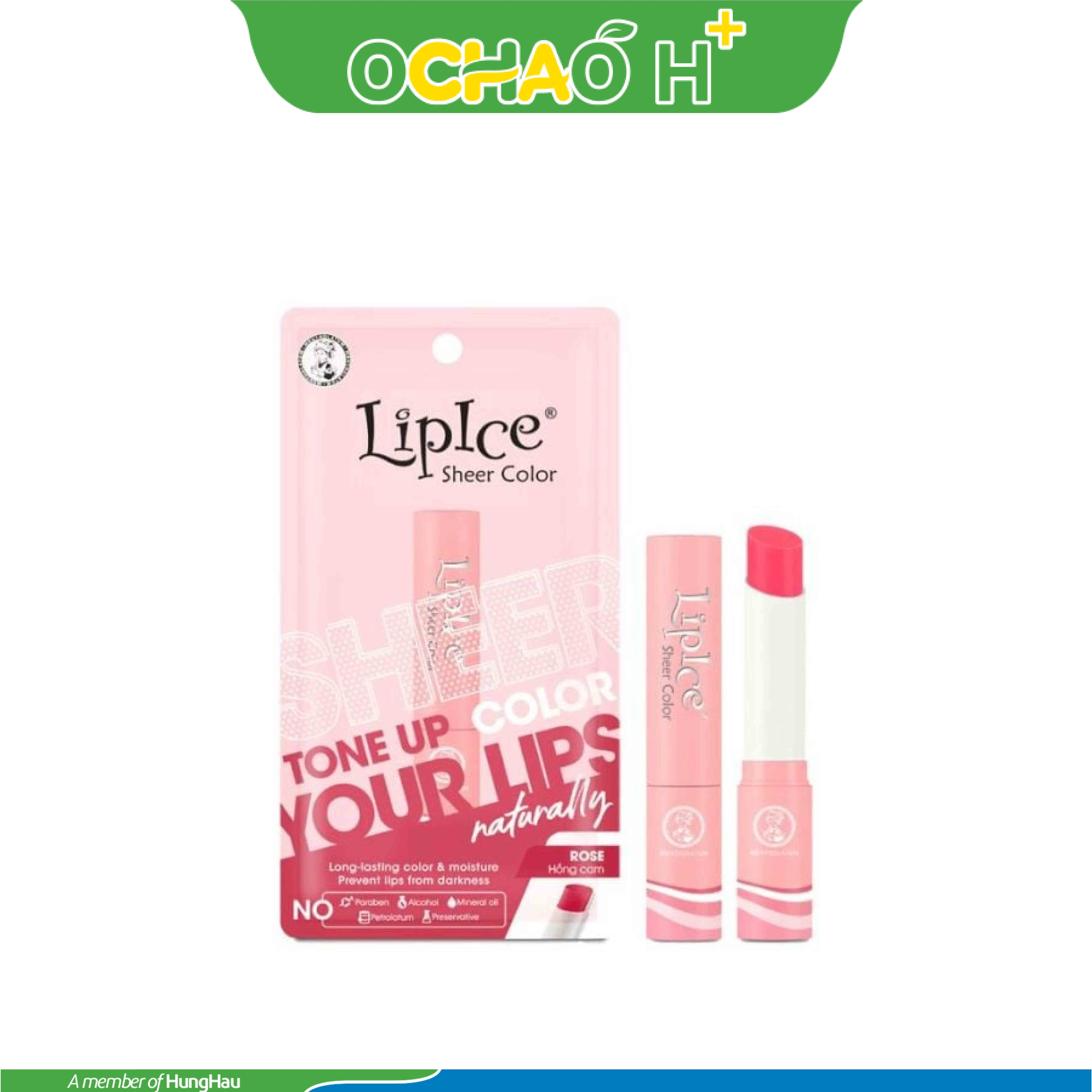 Son Dưỡng Môi (Lipice Sheer Color Rose (Hồng Cam)) Cây 2,4g
