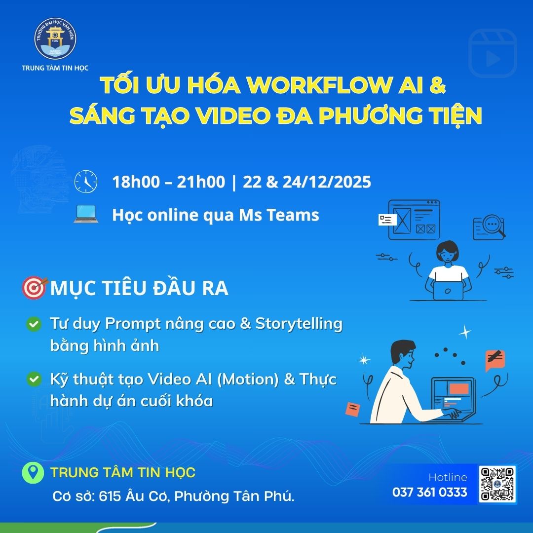Tối ưu hóa Workflow AI & Sáng tạo Video Đa phương tiện