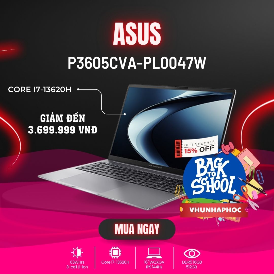ASUS ExpertBook P3605CVA-PL0047W(Intel Core i7-13620H)