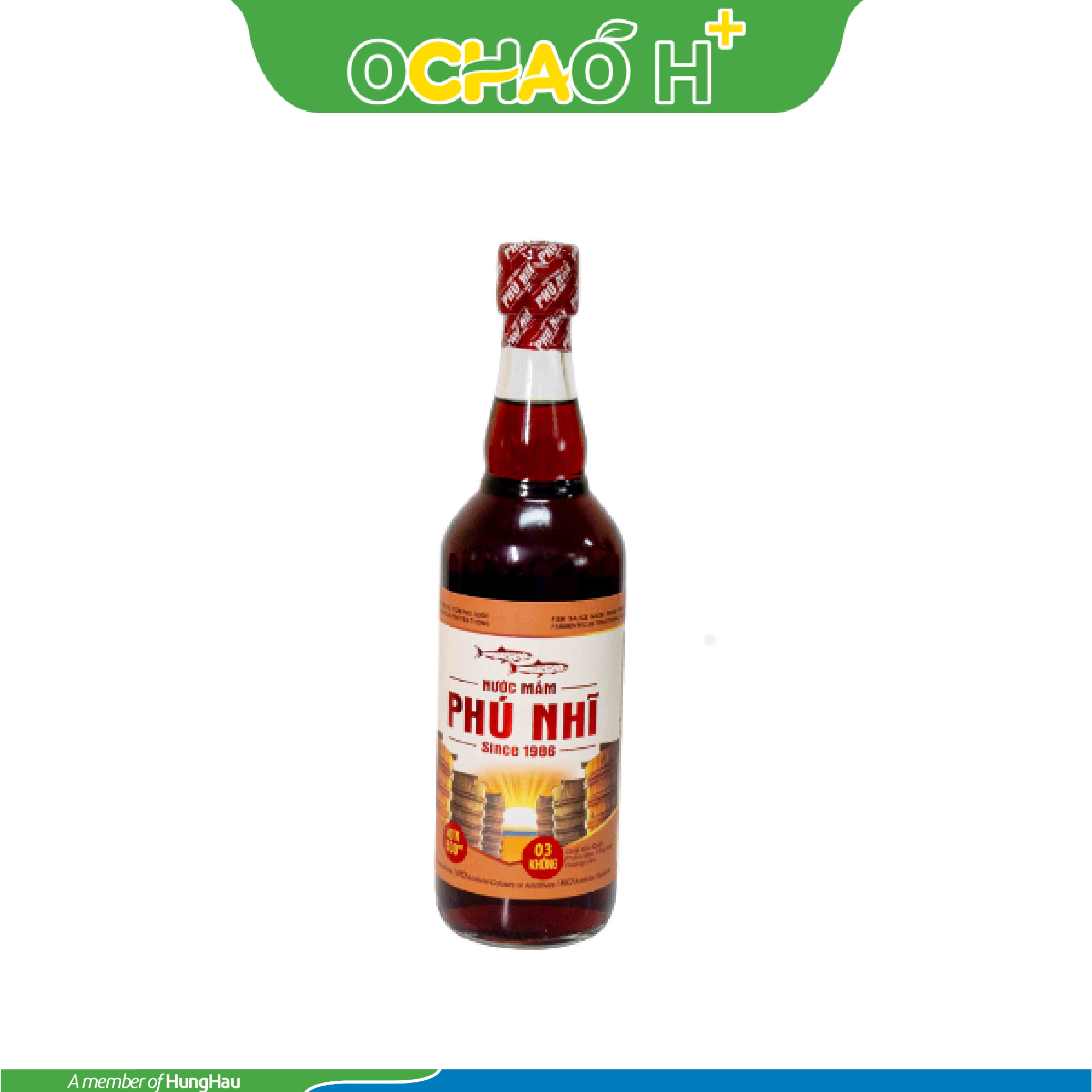 Nước mắm Phú Nhĩ  độ đạm 35 Chai 500ml 