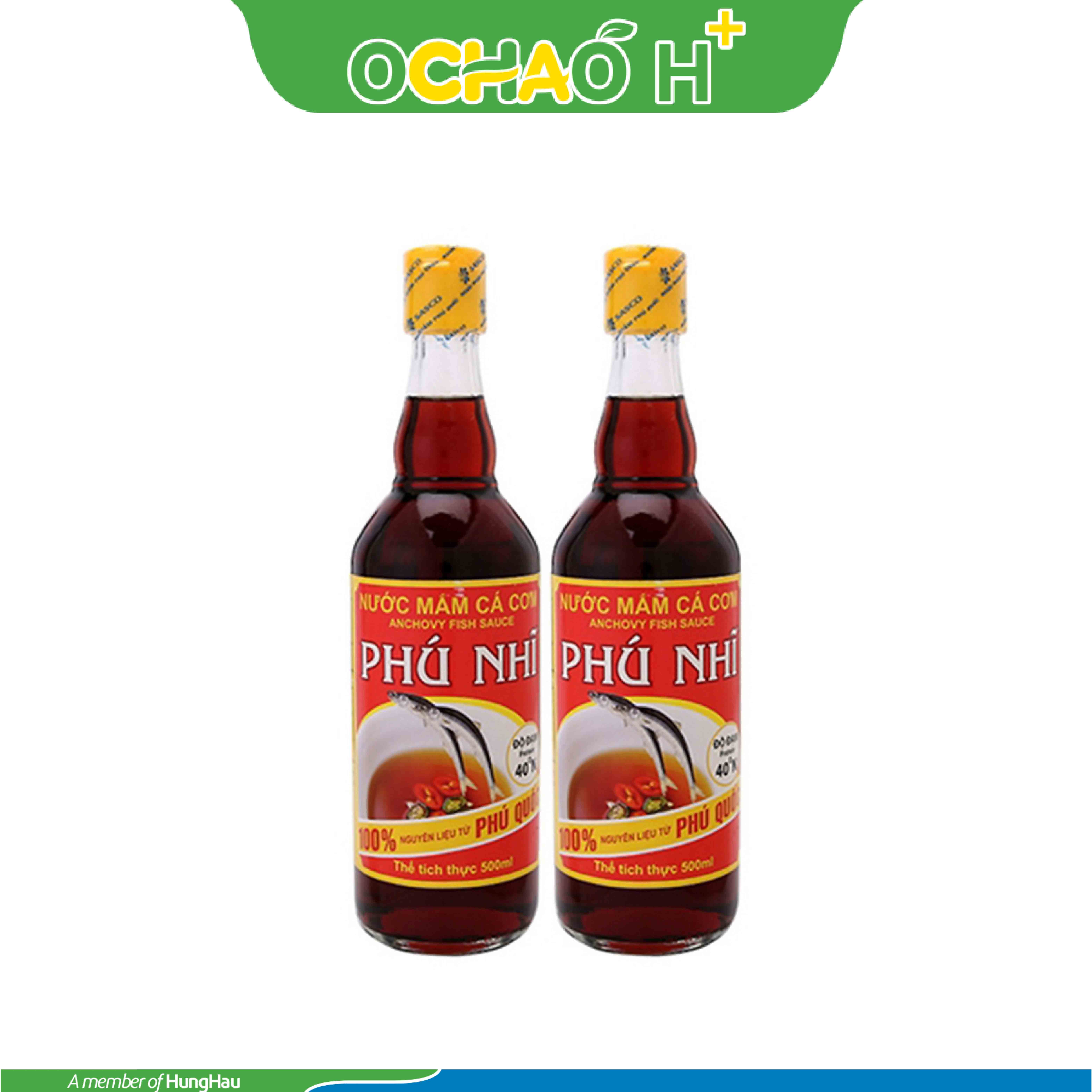 Nước mắm Phú Nhĩ  độ đạm 40 Chai 500ml 