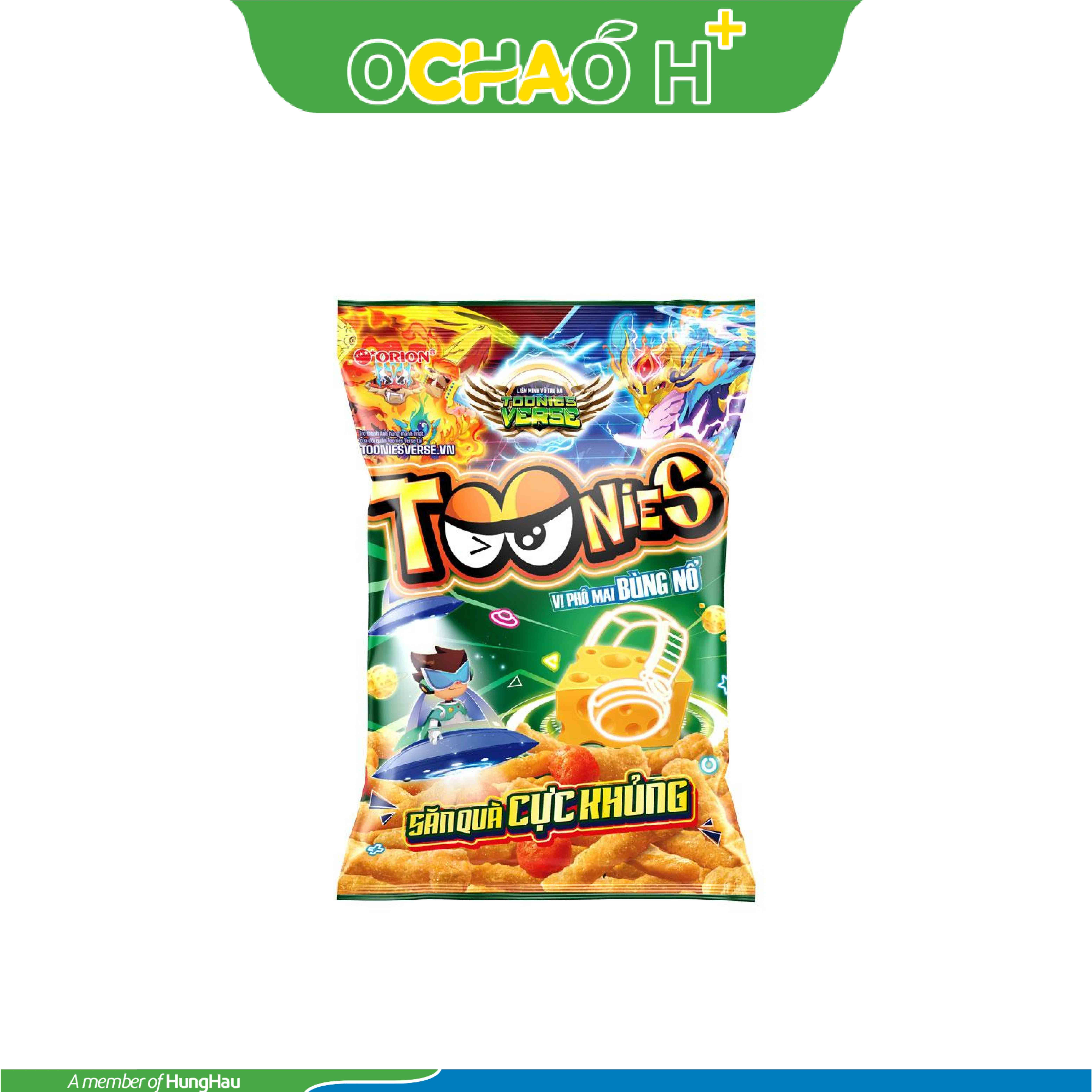 Bánh Snack Toonies vị Phô mai bùng nổ Gói 60g