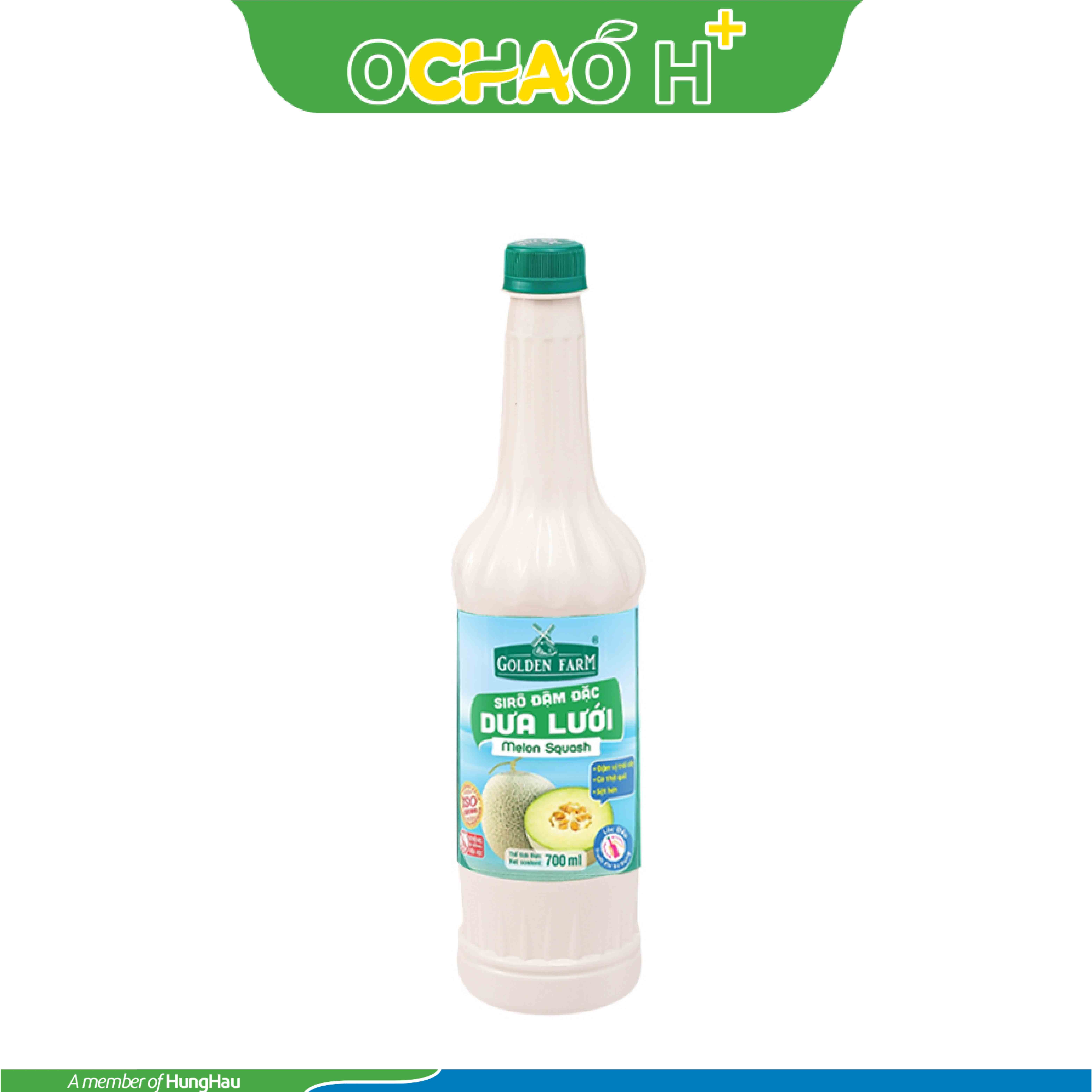 Sirô Đậm Đặc Dưa Lưới - Golden Farm Chai 100Ml
