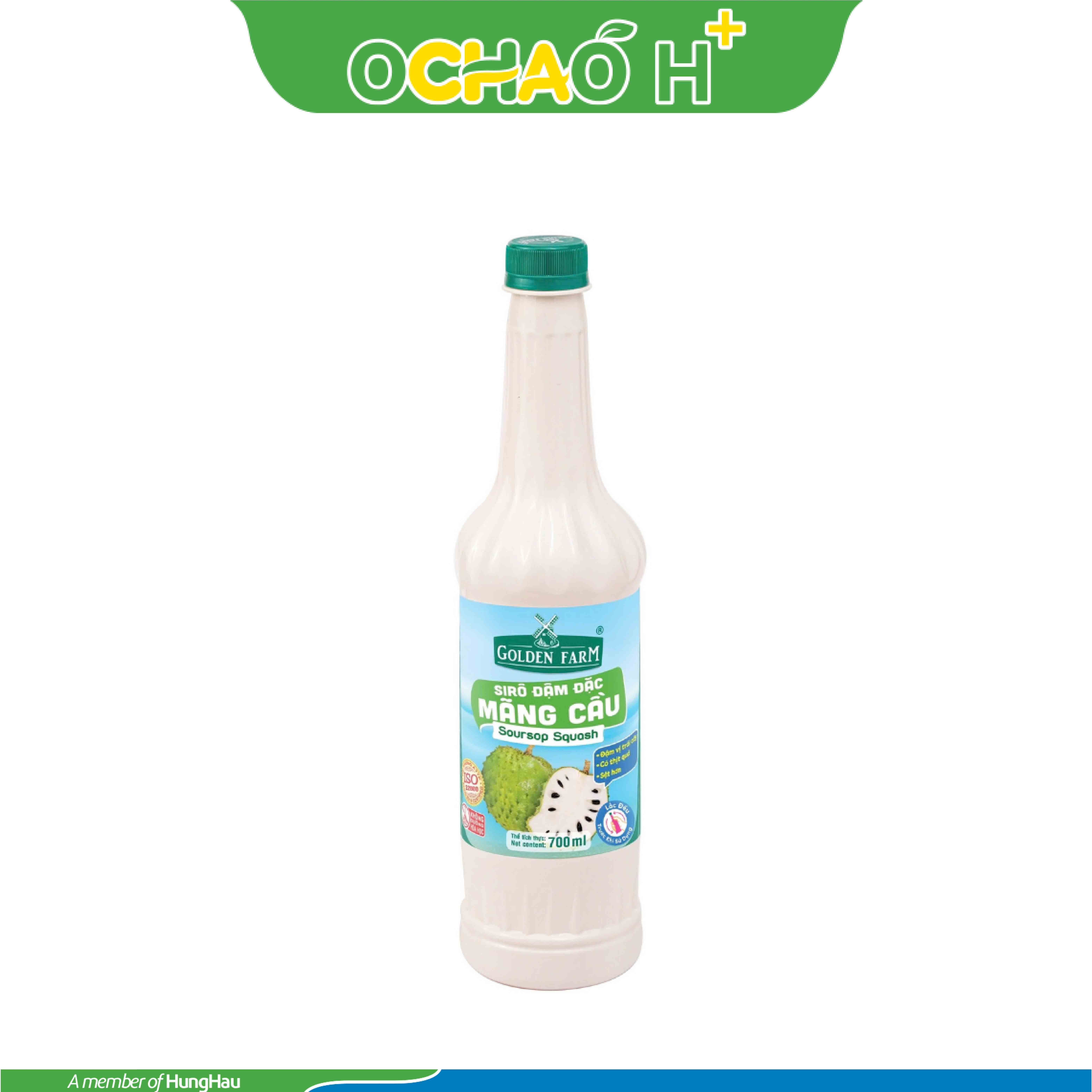 Sirô Đậm Đặc Mãng Cầu - Golden Farm Chai 100Ml