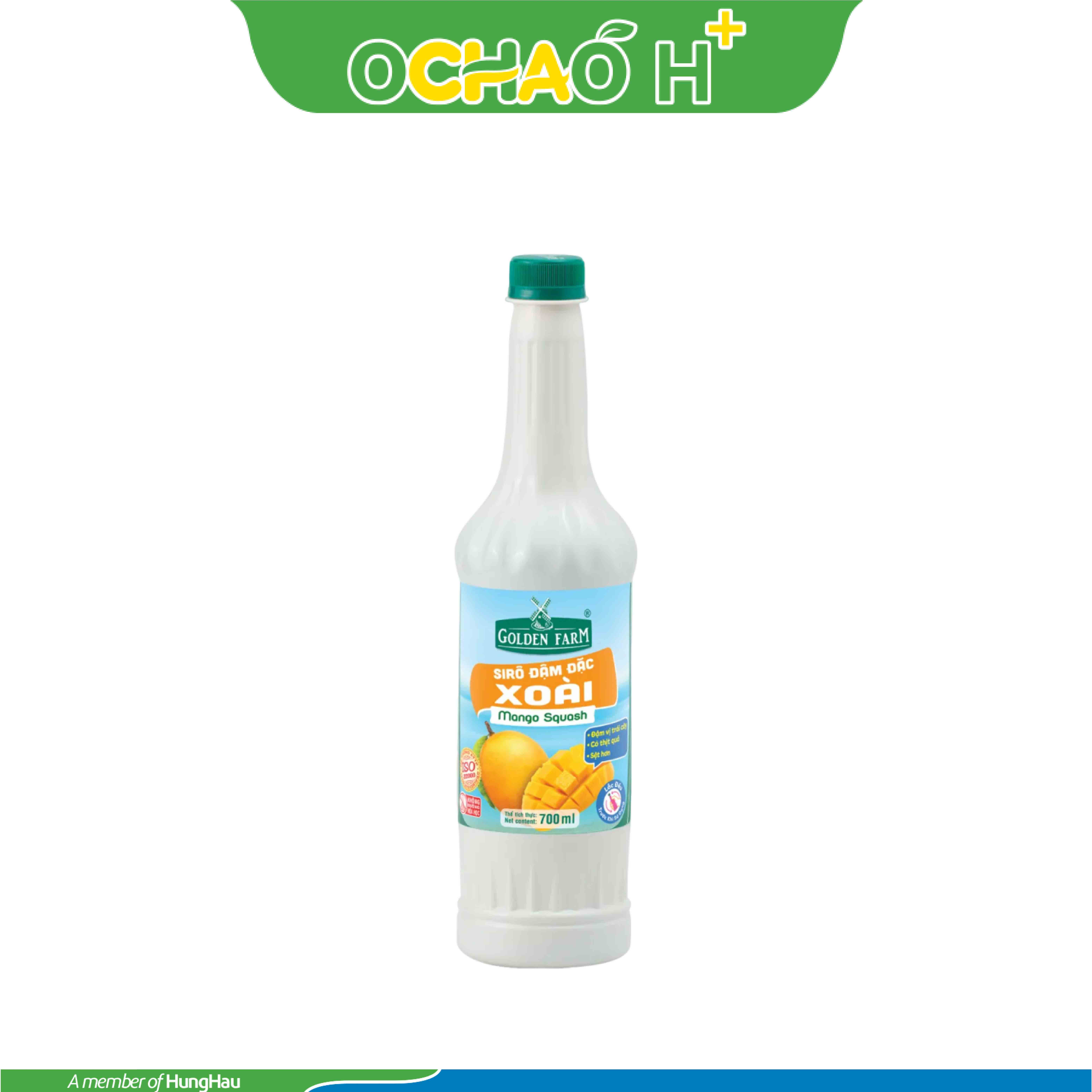 Sirô Đậm Đặc Xoài - Golden Farm Chai 100Ml