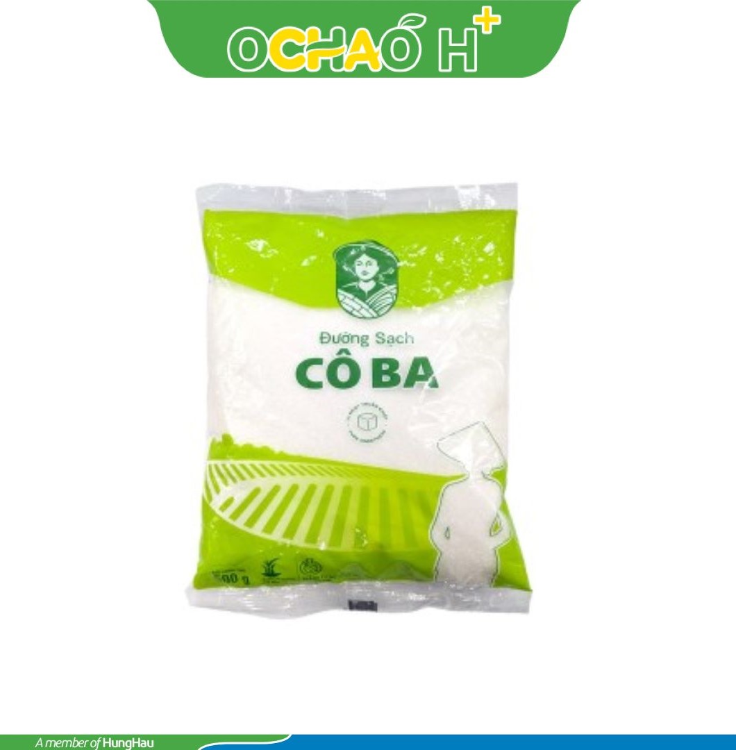 Đường Sạch Cô Ba Gói 500g (Xanh lá)