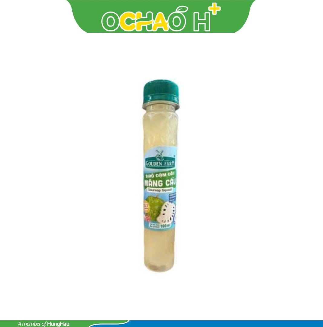 Sirô Đậm Đặc Mãng Cầu - Golden Farm Chai 100Ml