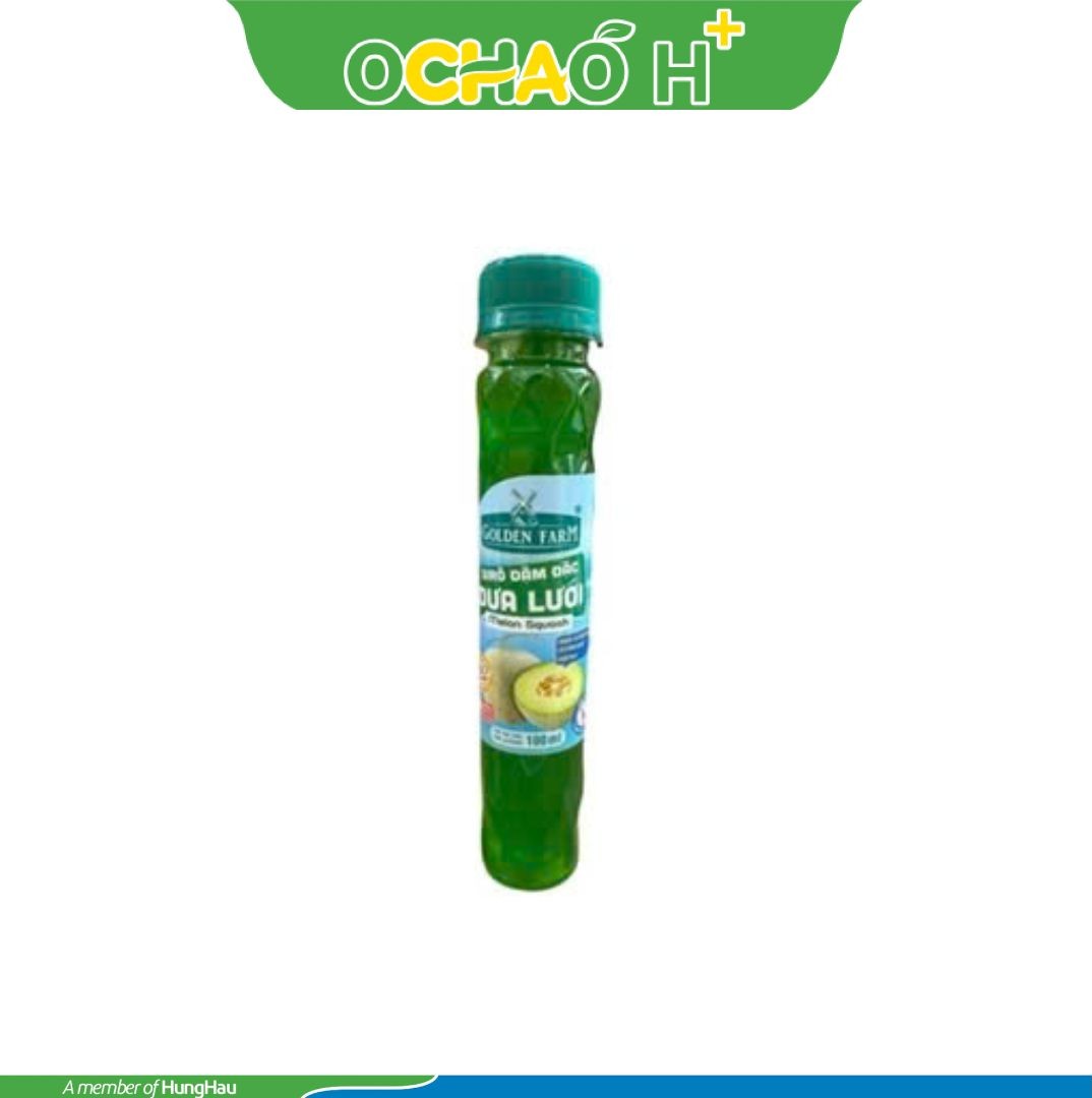 Sirô Đậm Đặc Dưa Lưới - Golden Farm Chai 100Ml