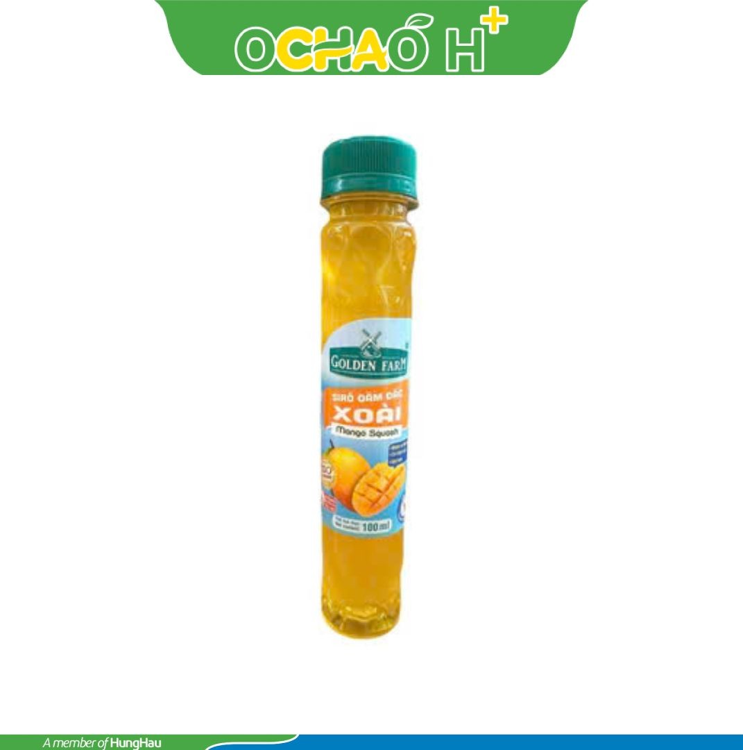 Sirô Đậm Đặc Xoài - Golden Farm Chai 100Ml