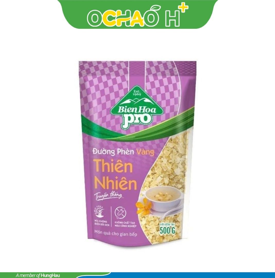 Đường phèn vàng thiên nhiên Gói 500g
