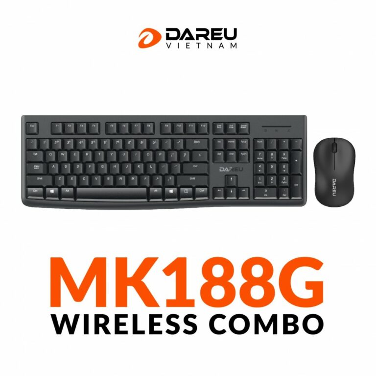 Combo phím chuột không dây Dare-u MK188G