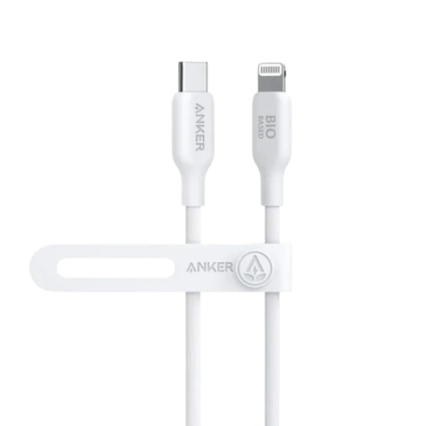 Cáp sạc Anker 542 C-L 0.9m TPE Bio-Based Trắng (White) B2B_A80B1
