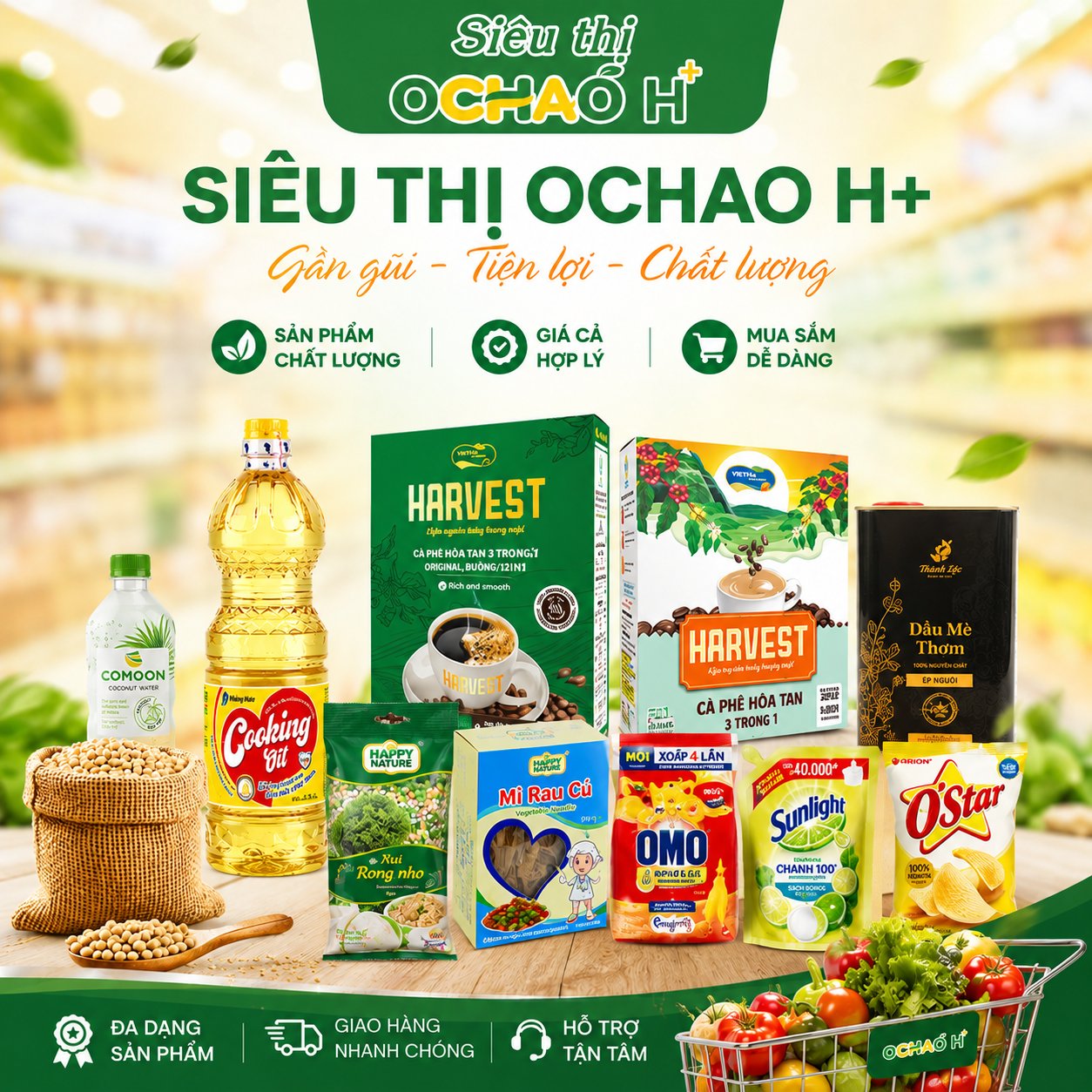 Siêu Thị OCHAO H⁺ HungHau FMCG