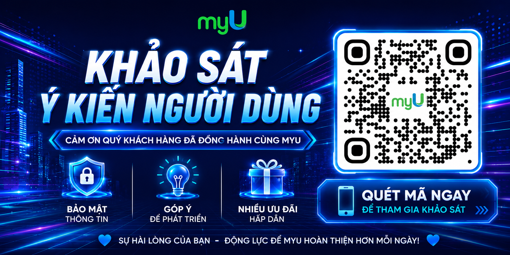 Khảo sát ý kiến người dùng