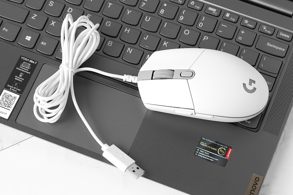 Chuột Có Dây Gaming Logitech G102 Trắng