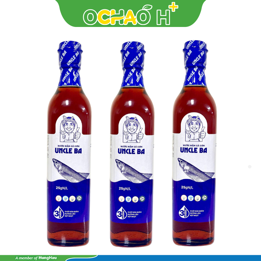 MUA 2 NƯỚC MẮM UNCLE BA 25 N - 510 ML TẶNG 1 NƯỚC MẮM UNCLE BA 25 N - 510 ML 