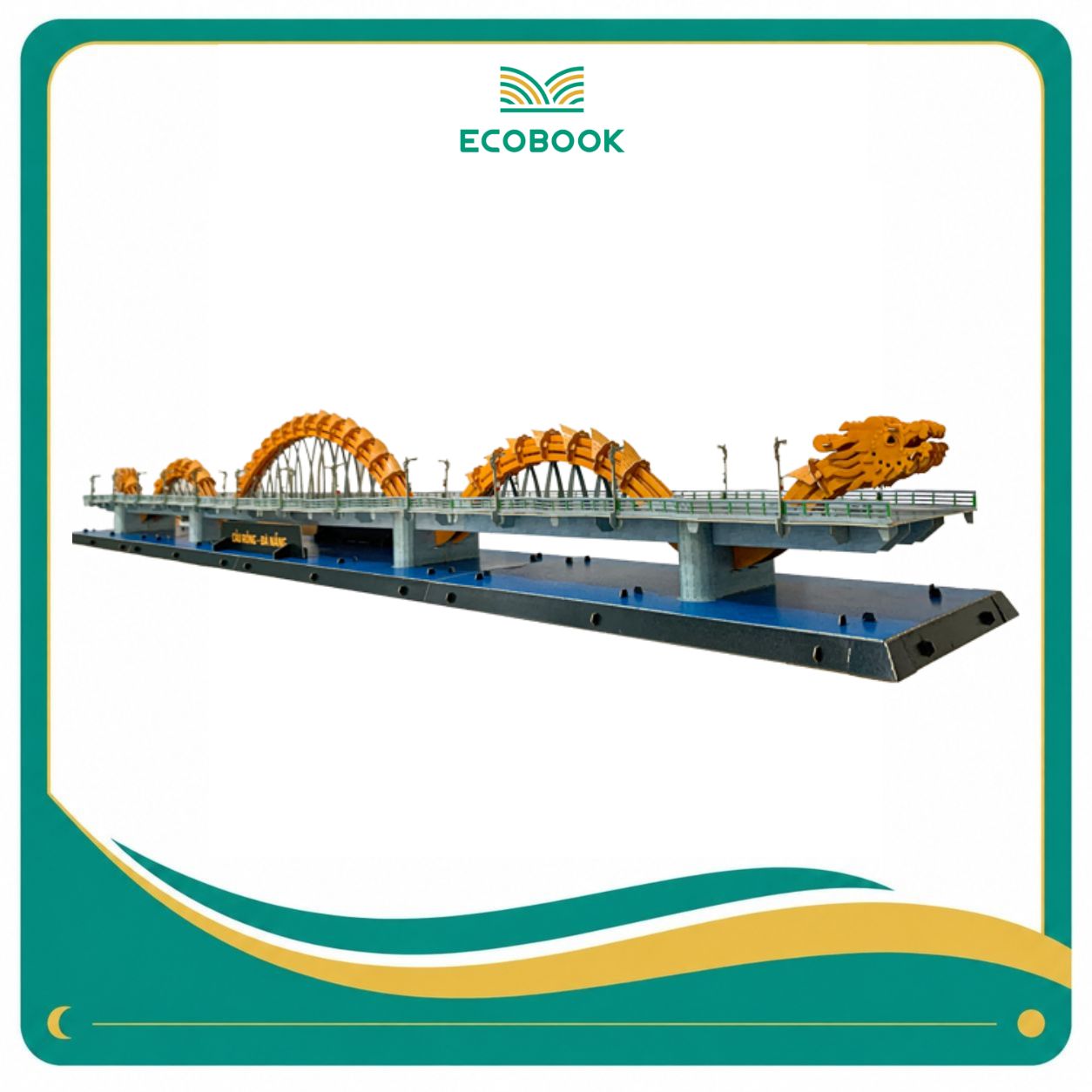 Bộ Lắp Ráp Mô Hình Giấy 3D Cầu Rồng Đà Nẵng