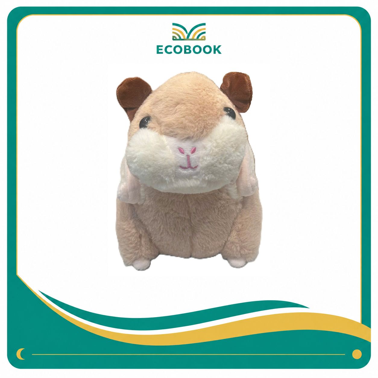 Gấu Bông Capybara Ecobook Mini – Thú Nhồi Bông Dễ Thương, Mềm Mịn, Quà Tặng Xinh Xắn