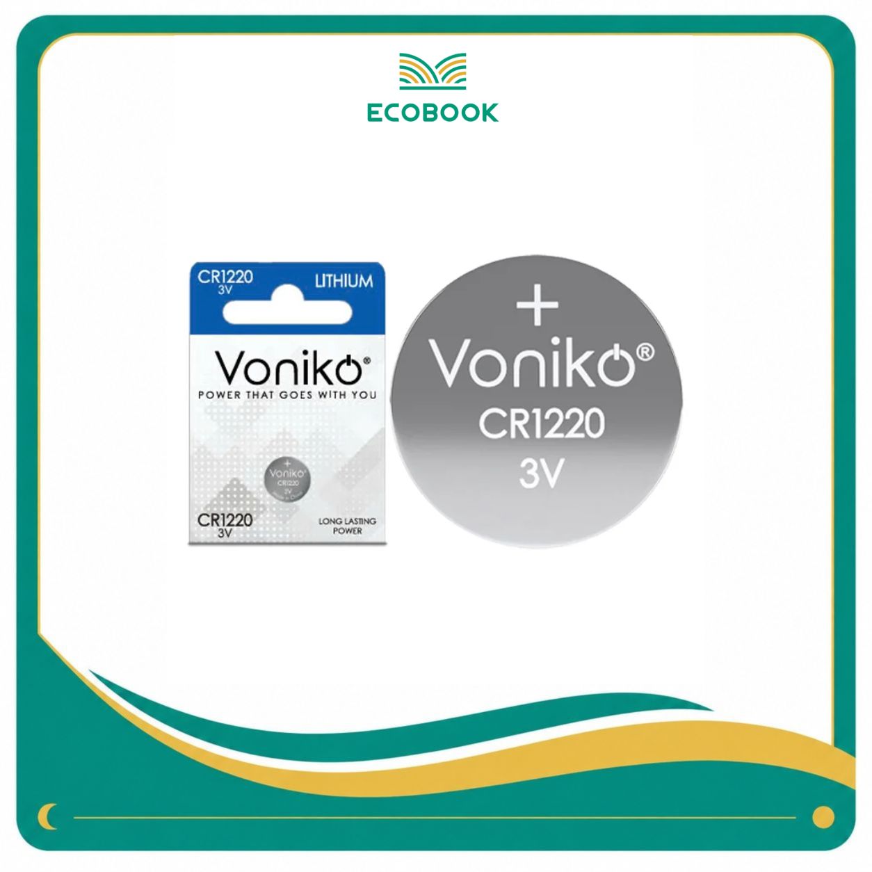 Pin Cúc CR1220 3V - Voniko