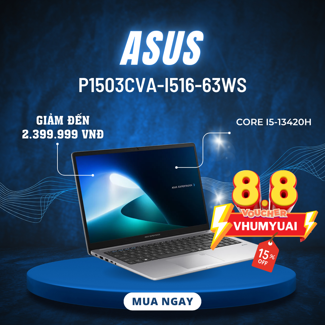 Laptop ASUS ExpertBook/ P1503CVA-i516-63WS / i5 13 gen