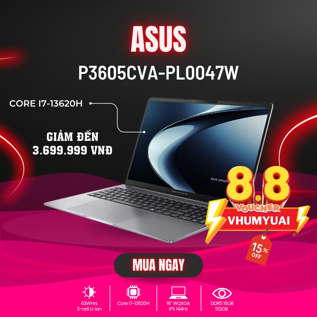 ASUS ExpertBook P3605CVA-PL0047W(Intel Core i7-13620H)