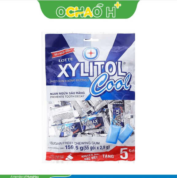 Kẹo Gum Xylitol Cool gói 159.5g