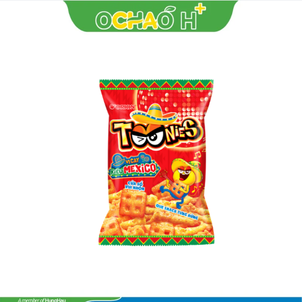 Bánh Snack Toonies Vị Cay Kiểu Mexico Gói 60g
