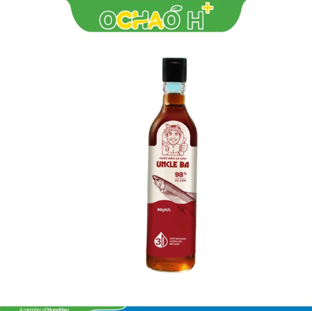 Nước mắm Uncle Ba độ đạm 25 Chai 510 ML 