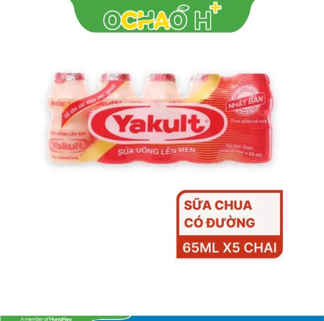 Sữa uống lên men yakult 65ml x 5 chai