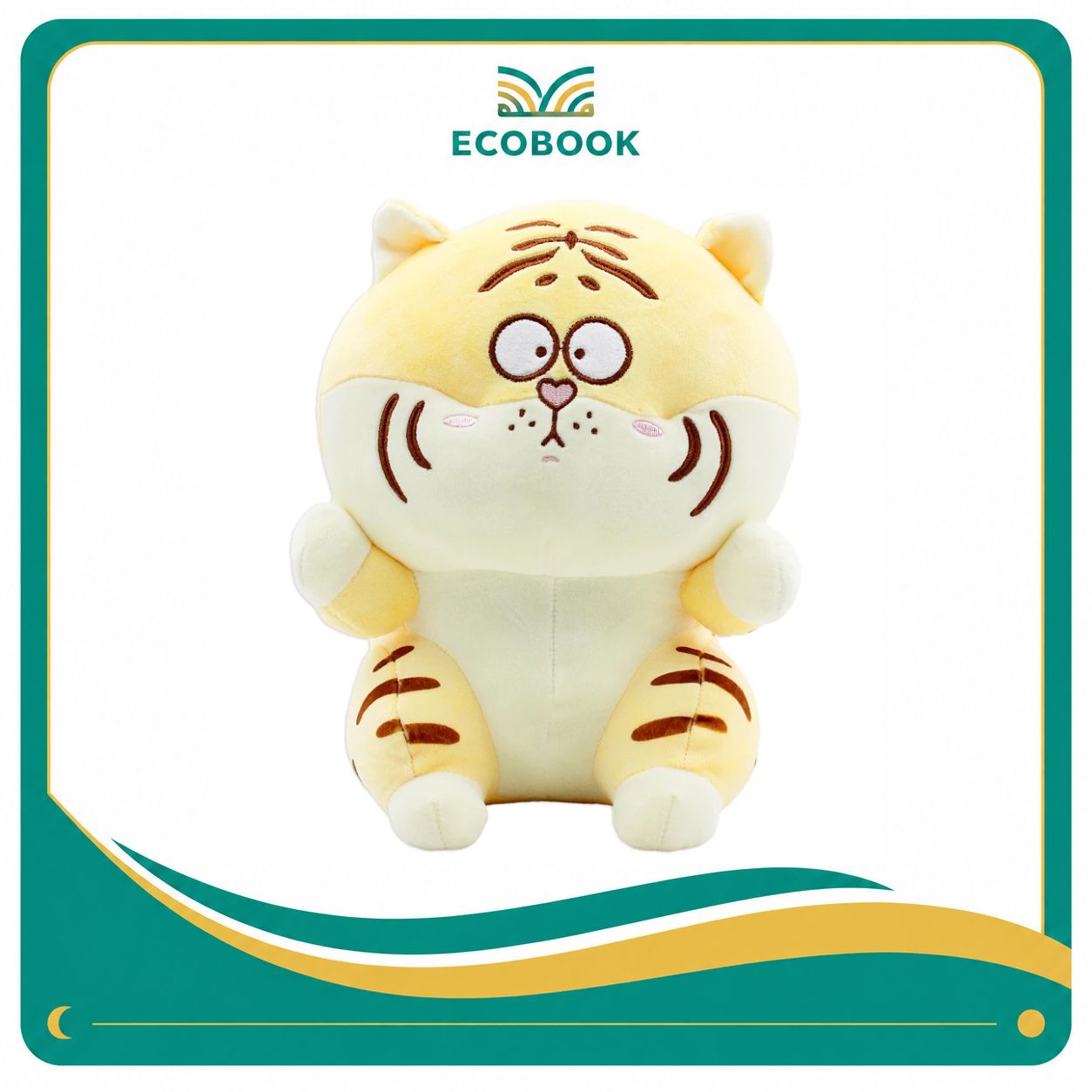 Thú Bông Hổ Vàng Mặt Ngáo 60cm ZooZoo 60510