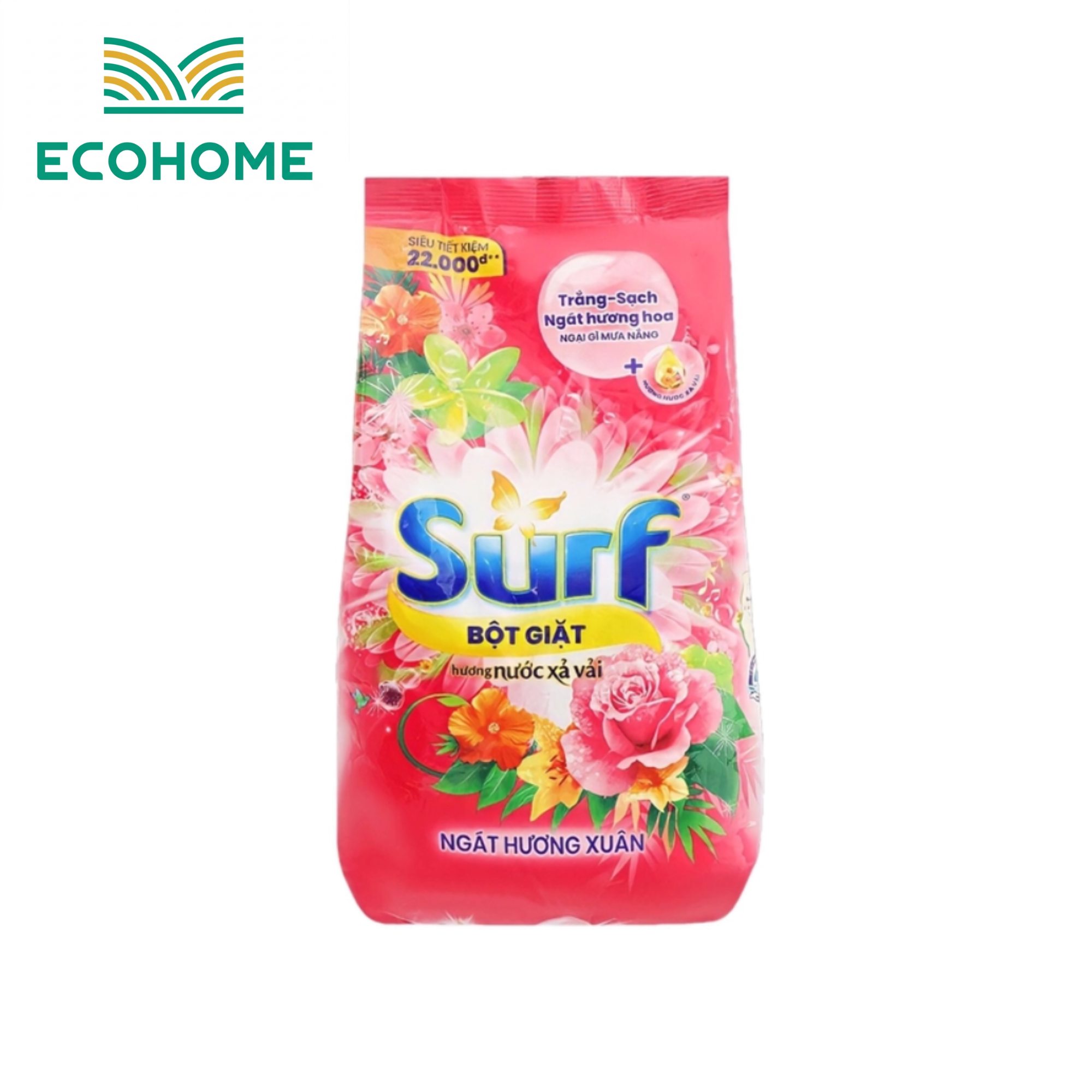 Bột Giặt Surf Ngát Hương Xuân 5.5kg – Sạch Bẩn, Thơm Lâu, Tiết Kiệm
